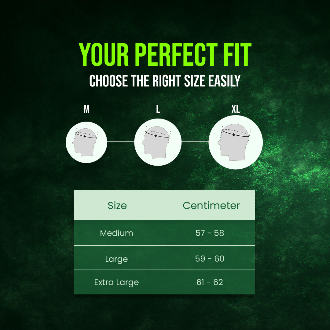 TVS Racing Anti Matter Full Face Helmet for Bike & Motorcycle Riders #-DOT & ISI Certified-Lightweight ABS Shell, UV Resistant-Ventilated Comfort Liner, Quick-Release Visor & Chin Strap